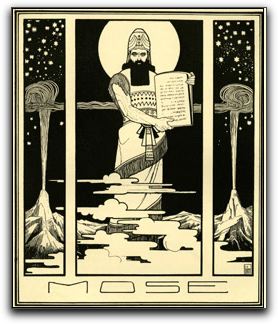 Herzl as Moses by E. M. Lillien