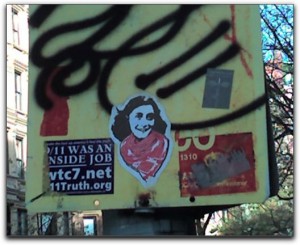 Anne Frank on the Upper West Side of Manhattan