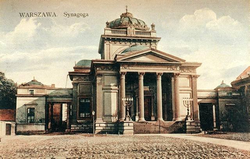 the great synagogue of Warsaw at Tłomackie street