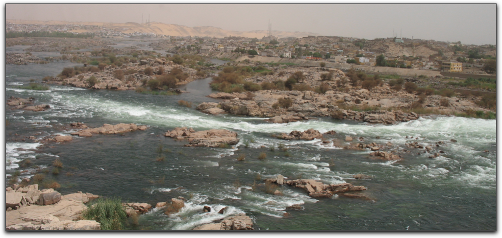 first cataract of the nile at aswan