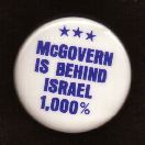 McGovern is Behind Israel 1,000%