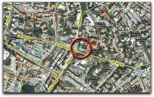 Intersection of Strauss & Ha-Neviim (Jerusalem)