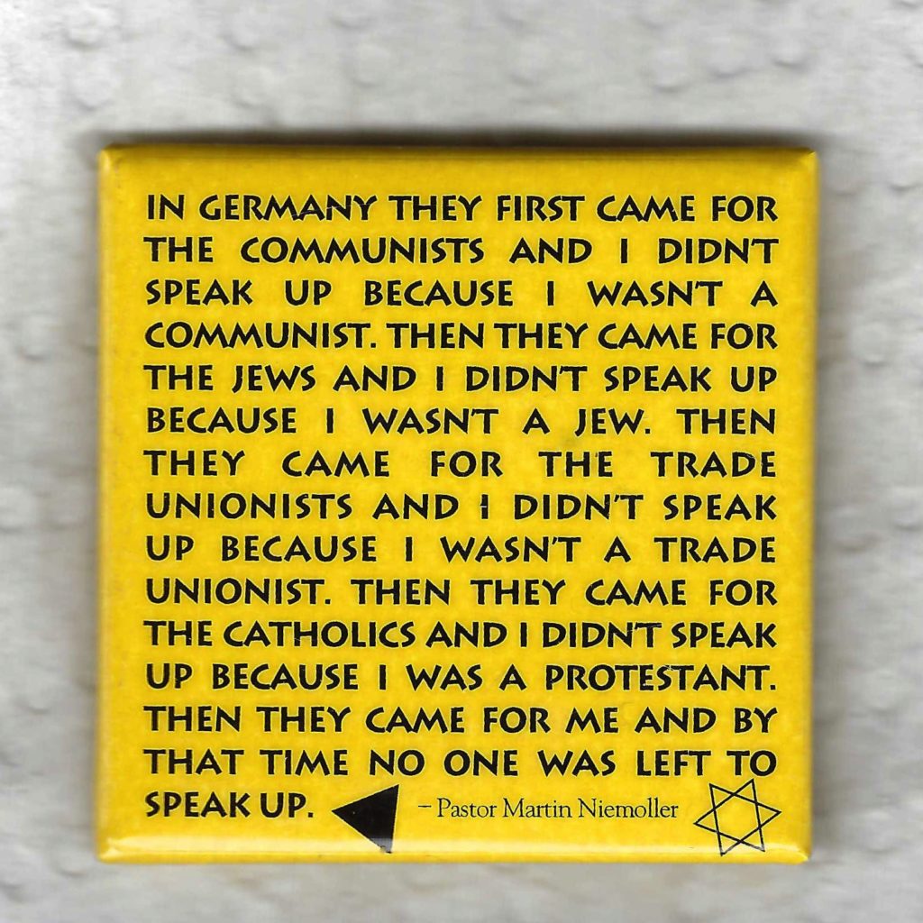 Martin Niemöller quote